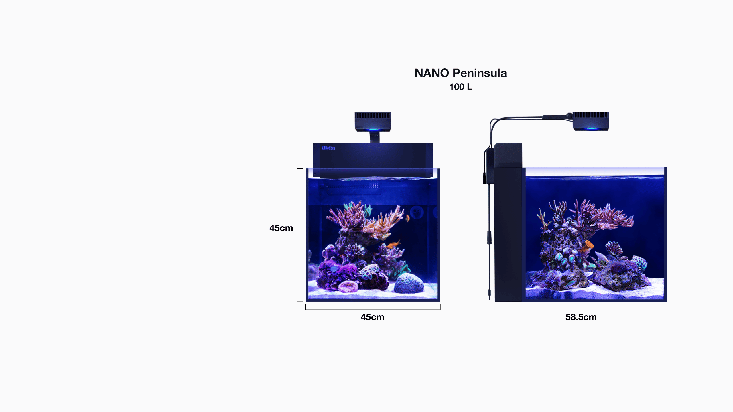 Red Sea MAX NANO Cube  Peninsula - Plug  Play, all-in-one reef tanks